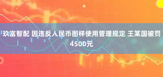 玖富智配 因违反人民币图样使用管理规定 王某国被罚4500元